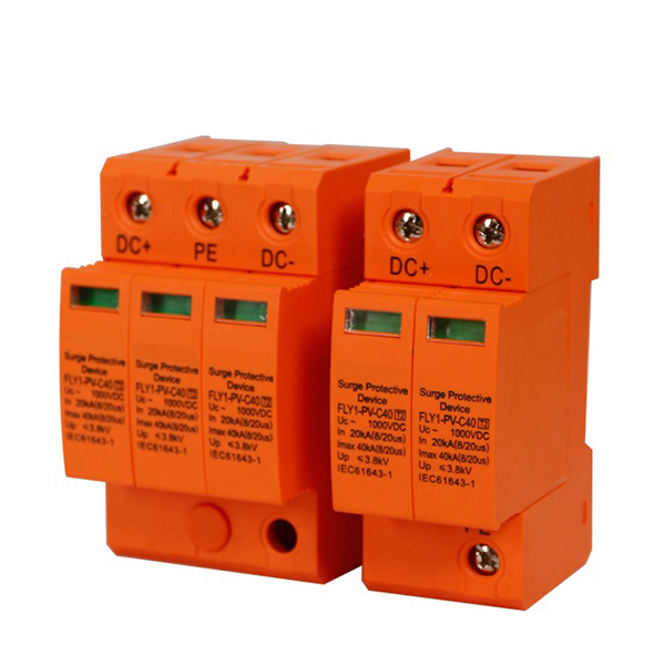 Bộ bảo vệ chống sét DC 40KA để bảo vệ chống sét hệ thống năng lượng mặt trời