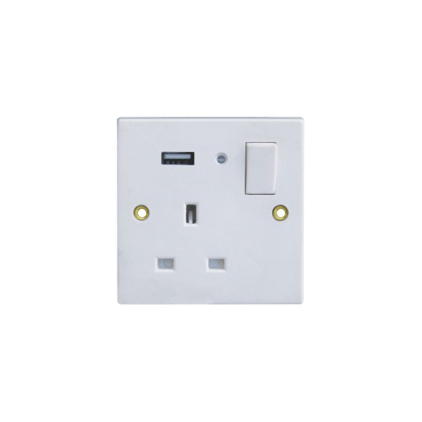 Ổ cắm công tắc tường USB đa năng